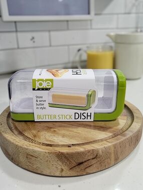 Joie Lime Green Butter Stick Dish - Store & Serve Butter